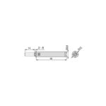 EMUCA ΣΟΥΣΤΑΚΙ PUSH LATCH ΜΑΓΝΗΤΗ ΧΩΝΕΥΤΟ 50mm ΓΚΡΙ INSTALL