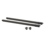 Set of gallery rails for kitchen and bathroom drawers