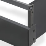 Set of rear hooks for drawer rails