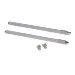 Set of gallery rails for kitchen and bathroom drawers