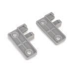 Set of gallery rails for kitchen and bathroom drawers